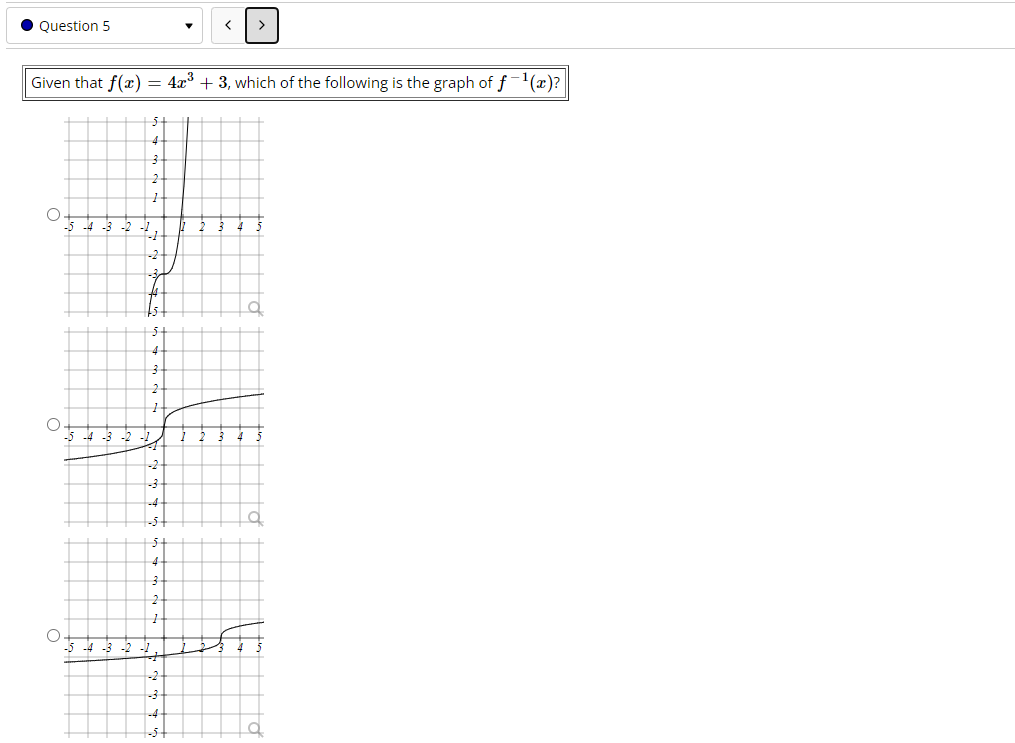 . Question 1 < c - 2 Which of the following would