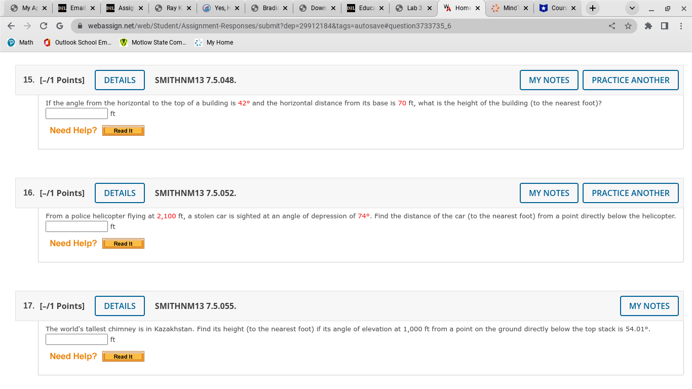 I need help with questions 8-18 please My AF X