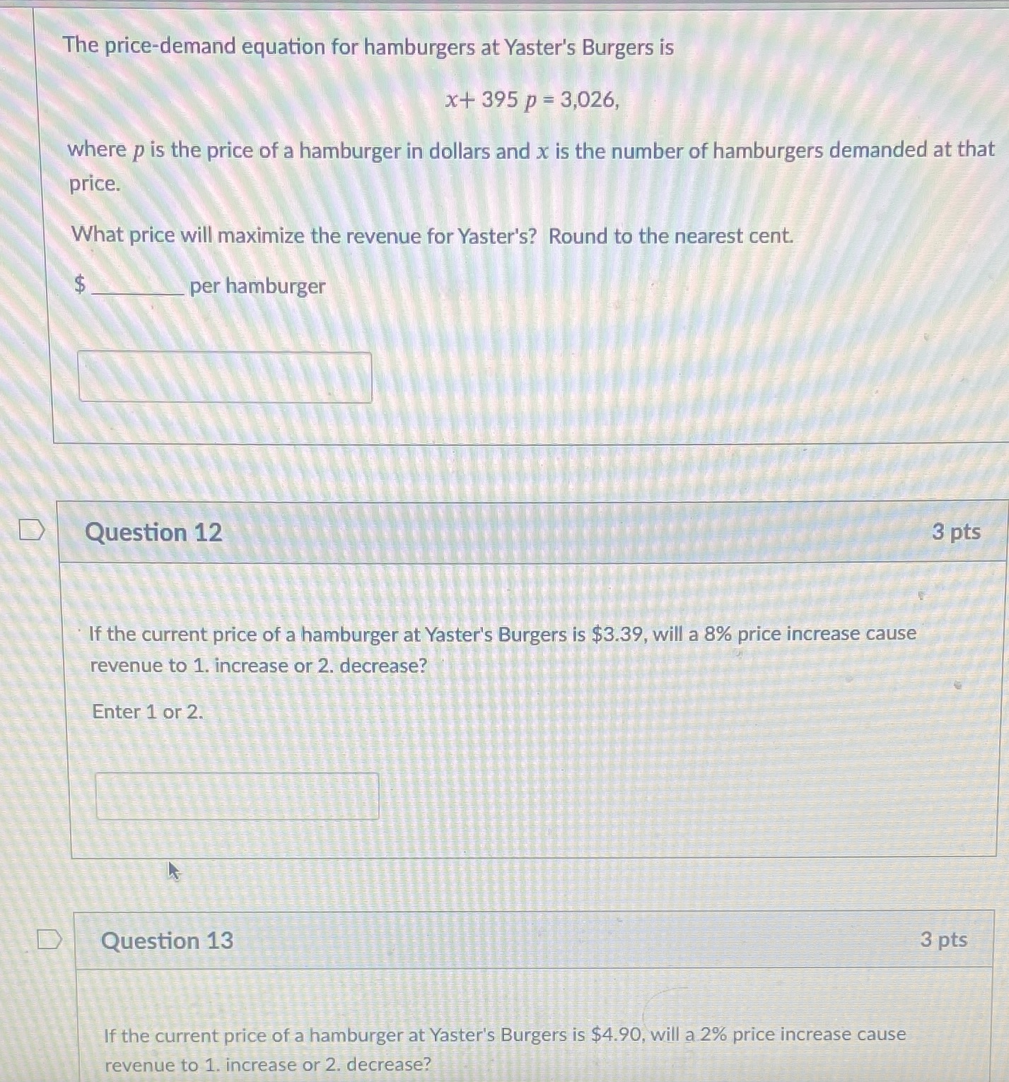 Please need help on three of them The