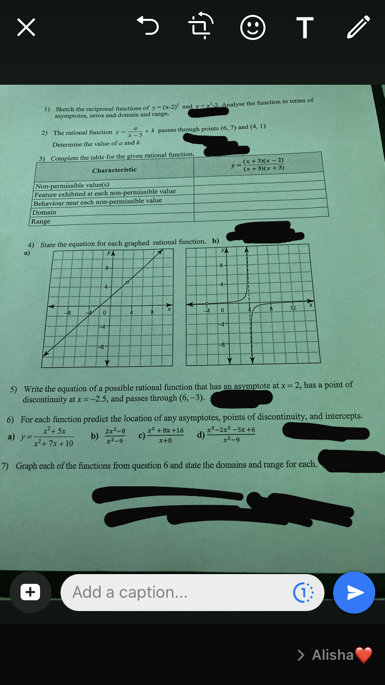 Please help and explain how to to them X T 1)