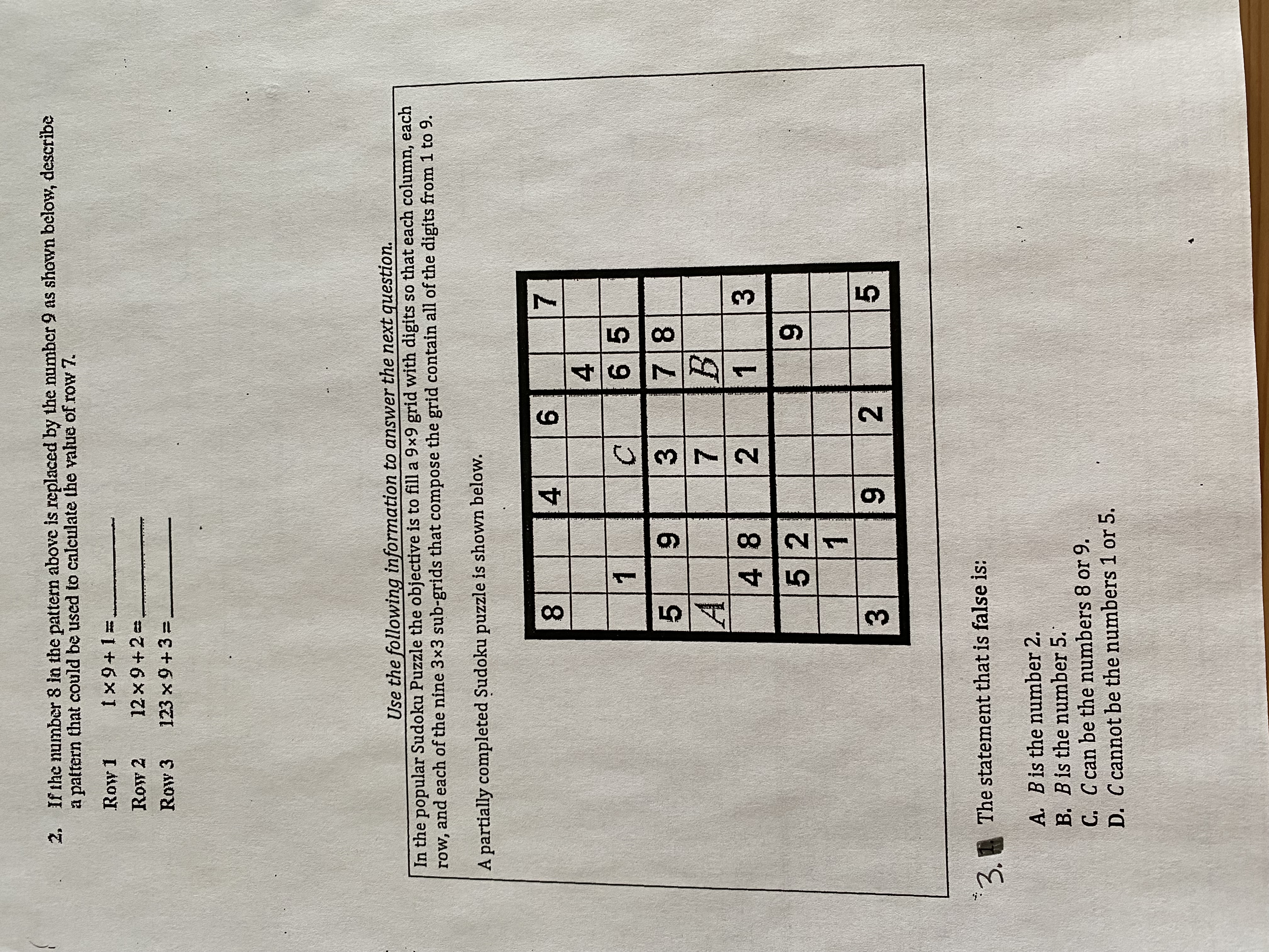 Unit 8 Math 30-2 Analyzing Puzzles and Games Unit