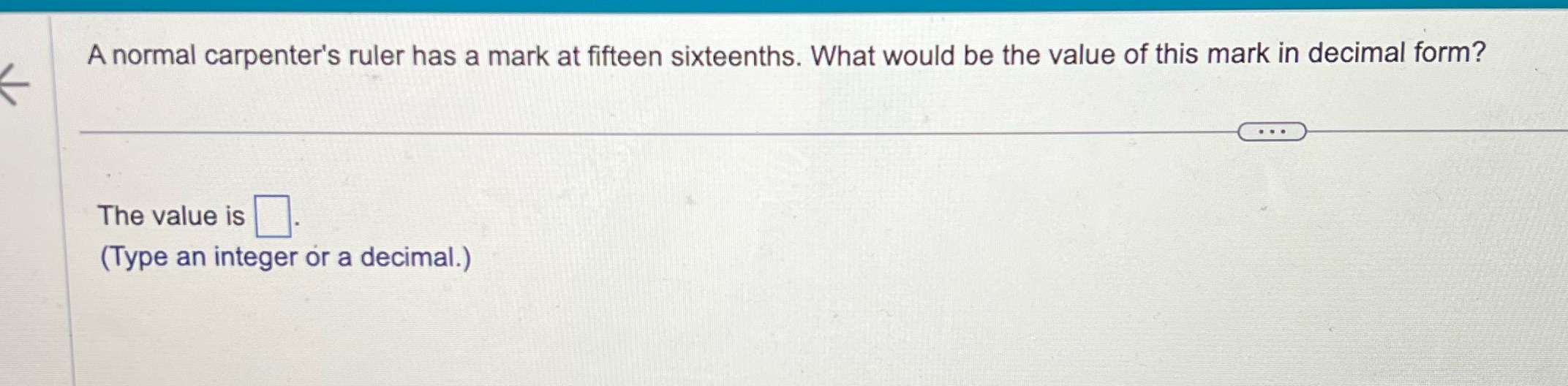 #20 A normal carpenter's ruler has a mark at