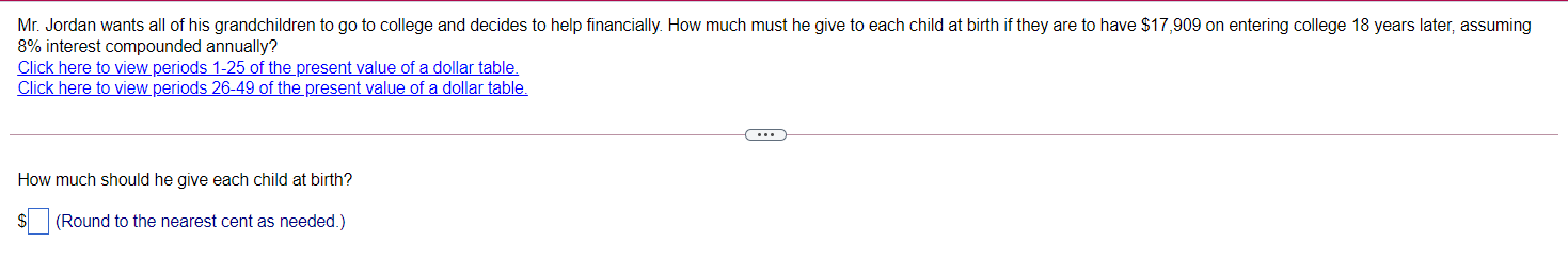 Mr. Jordan wants all of his grandchildren to go