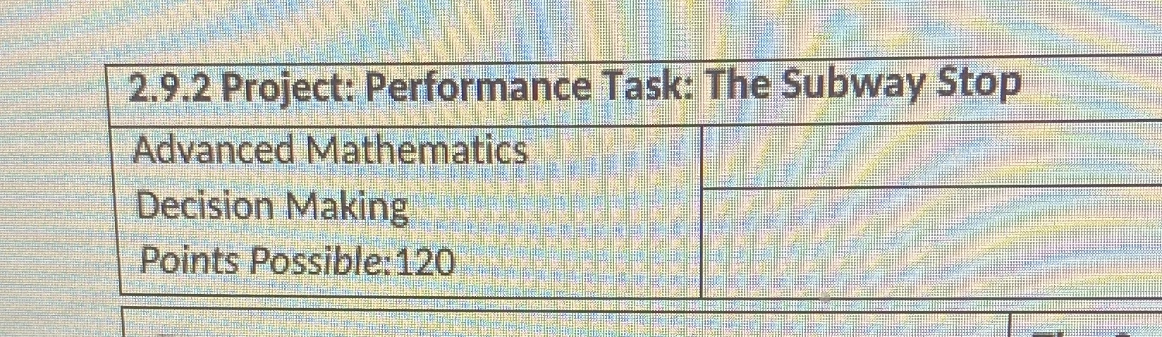 CAN SOMEBODY PLEASE PROVIDE THE ANSWERS FOR THIS