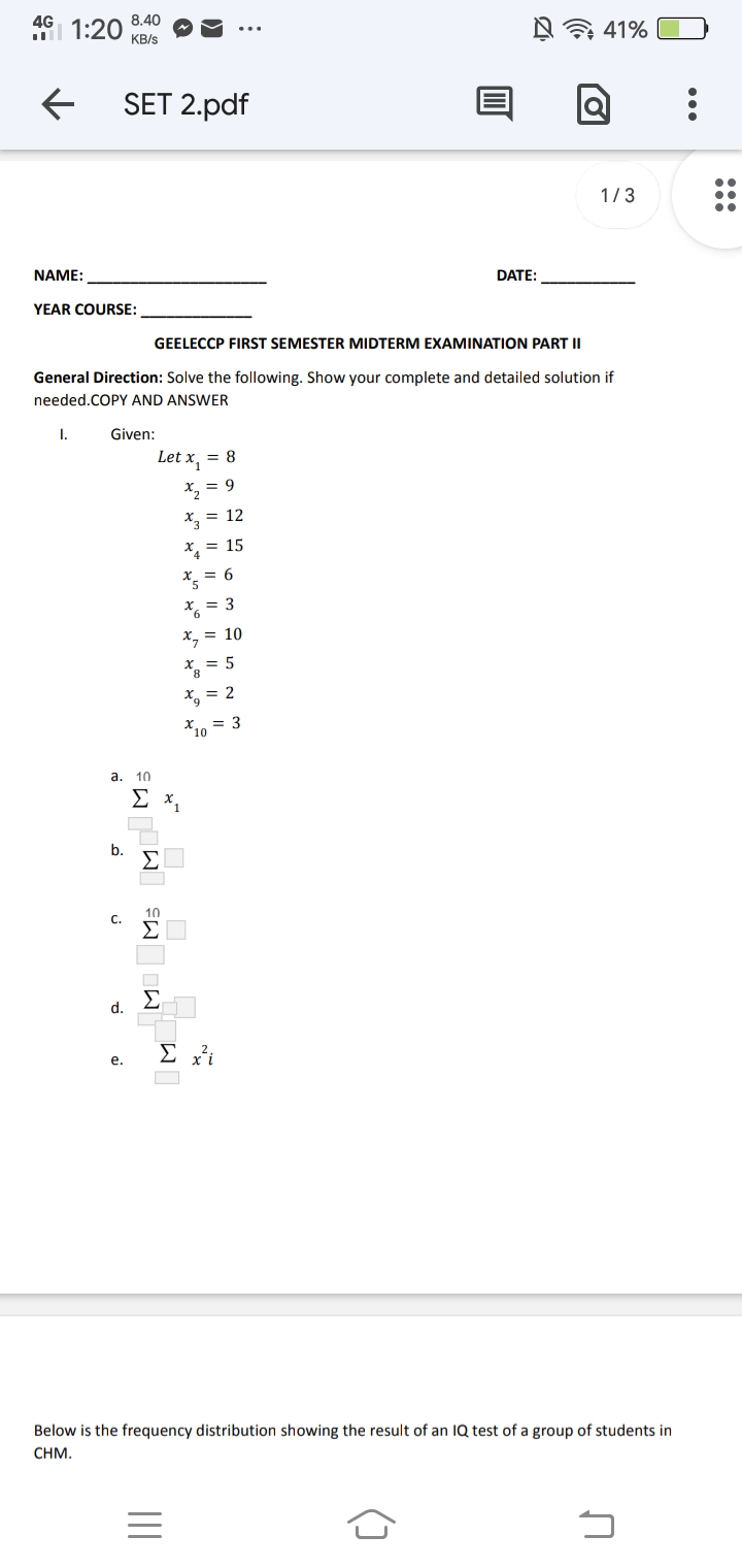 Please help me. I need it before 1:50pm 1:20 8.40