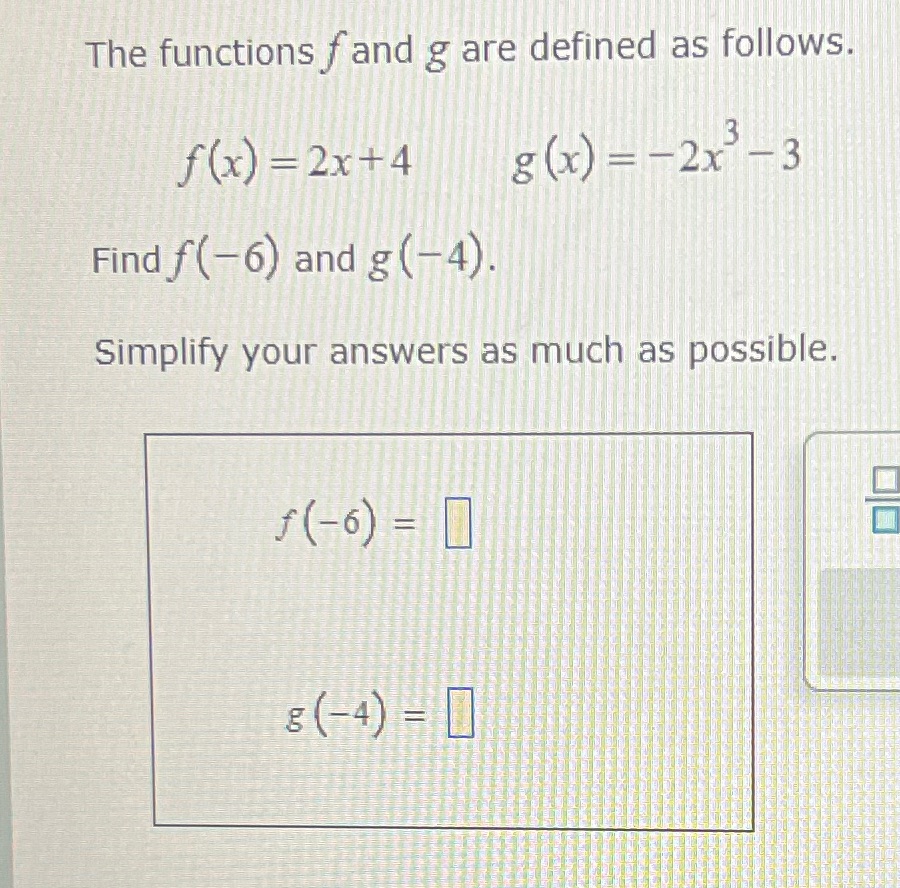 Please I need help solving this The functions