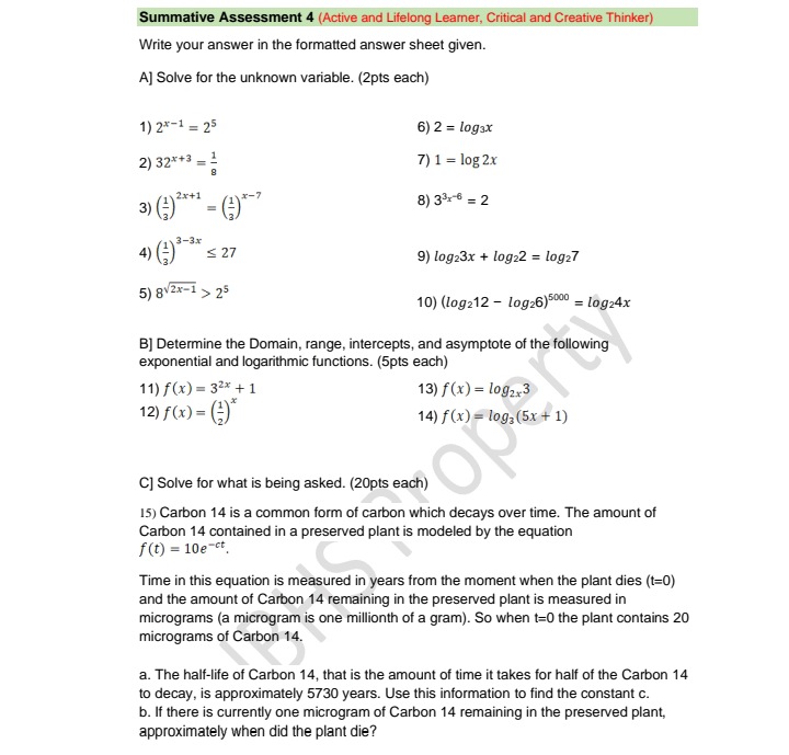 Please help me on my general Mathematics subject