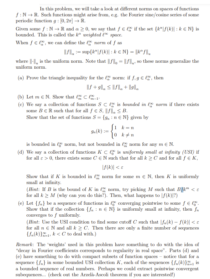 In this problem, we will take a look at different