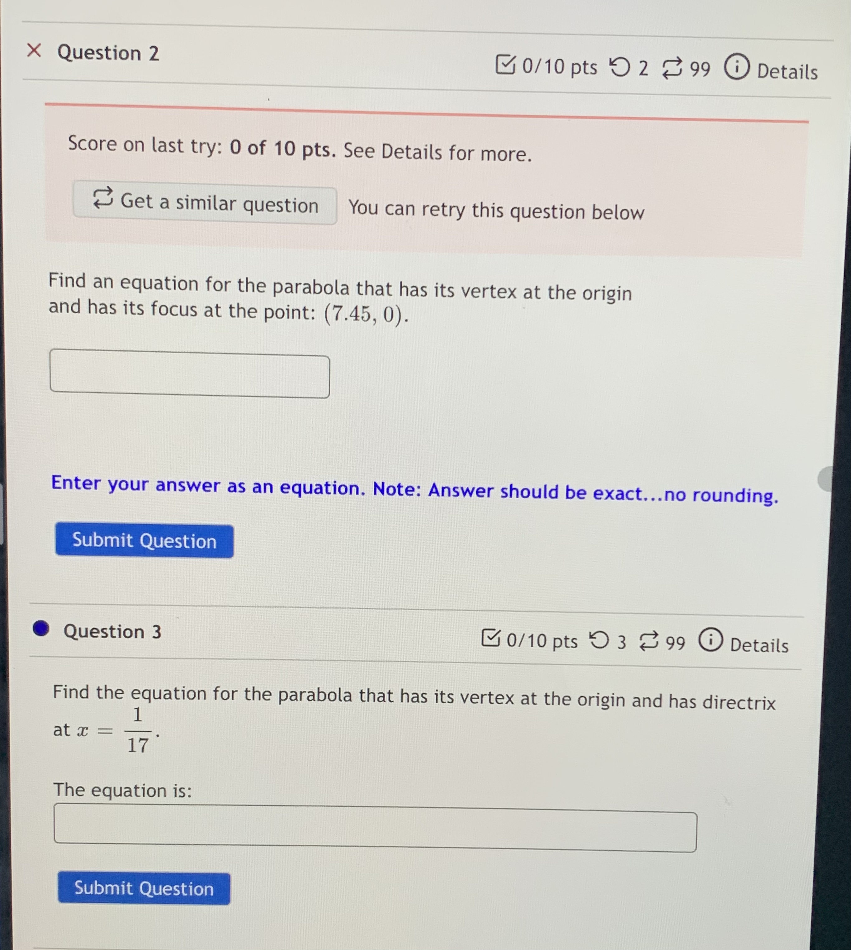 X Question 2 8 Get a similar question You can
