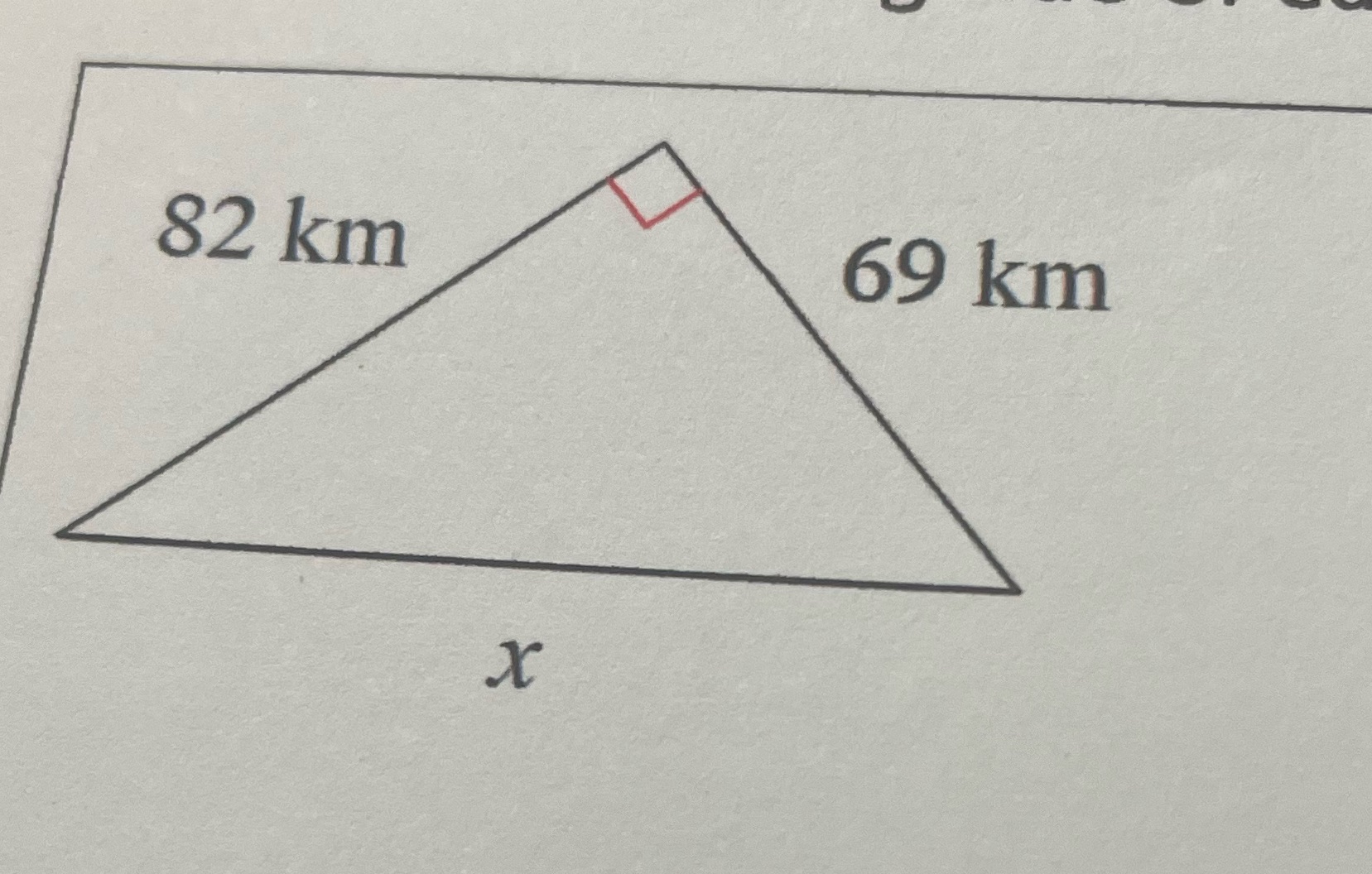 How would I solve to find the missing side of the