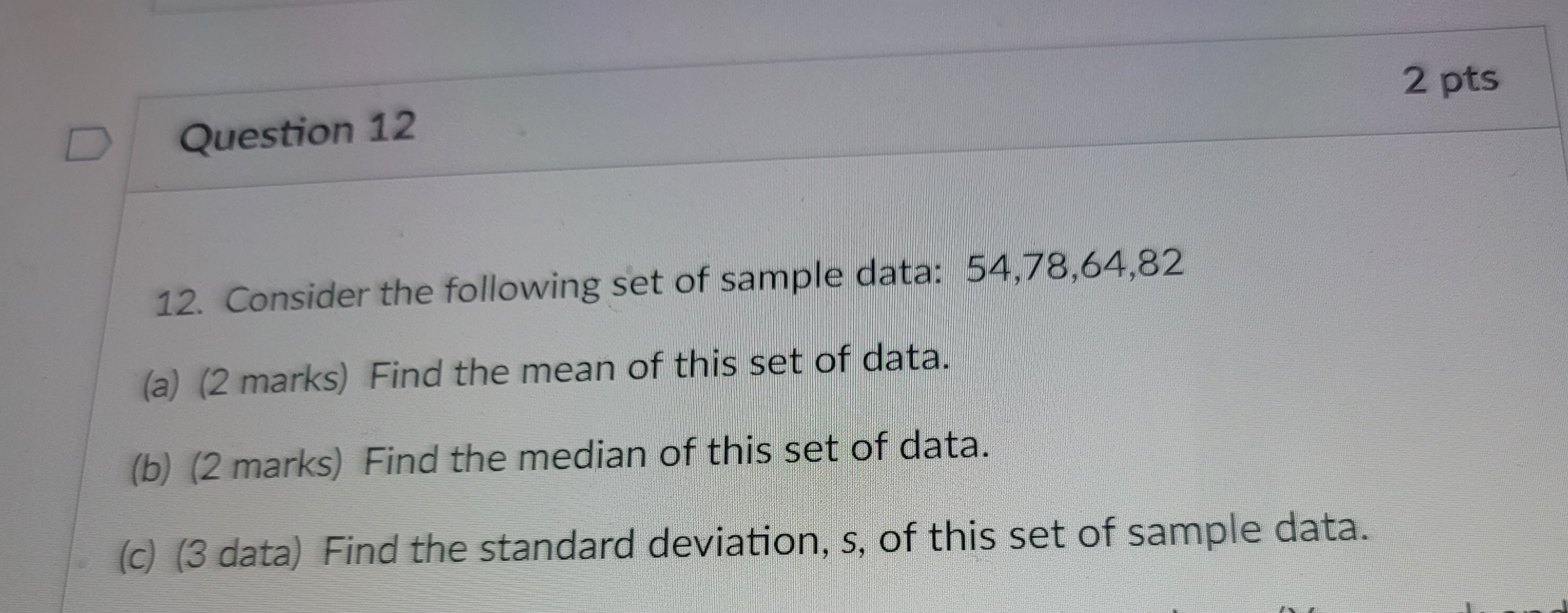 SUBJECT: MATH : Quantitative Methods for Business