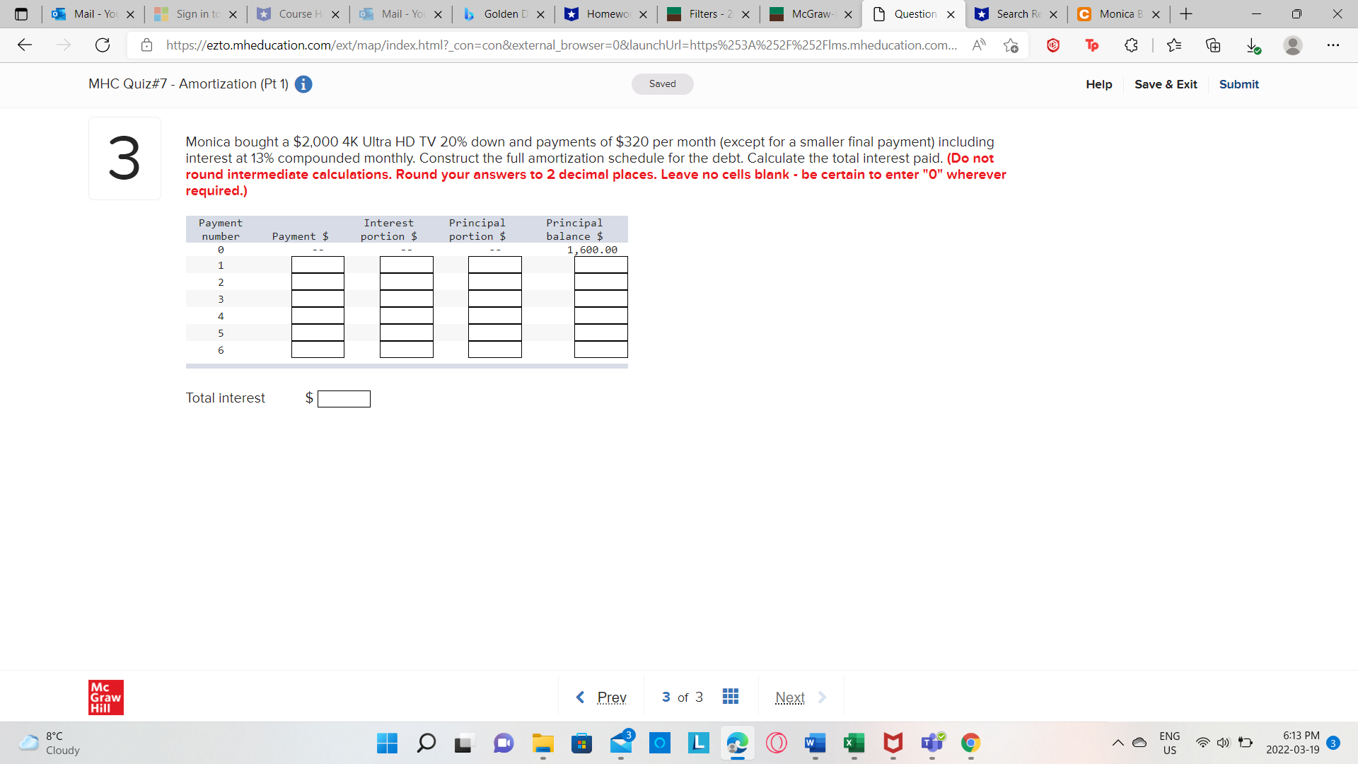 Mail - You X Sign in to x Course H X Mail - You X