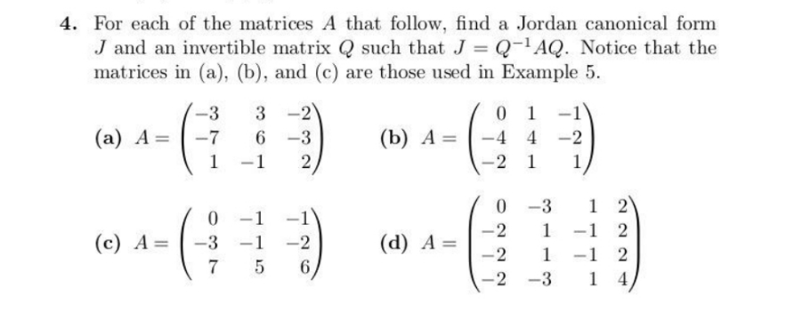 only problem 4dFind the minimal polynomial of the