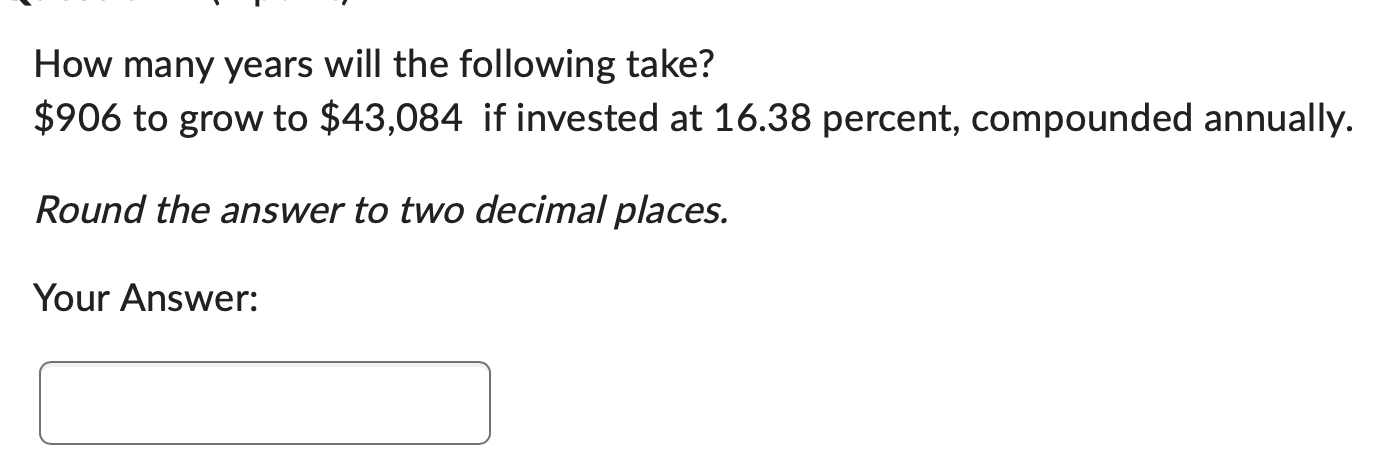 hi thank u How many years will the following