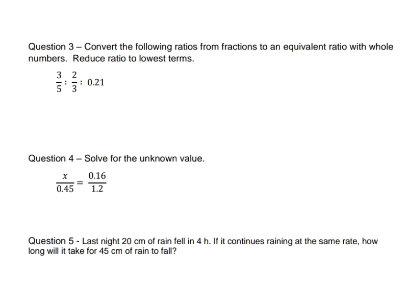 I can't find the answer for these questions.