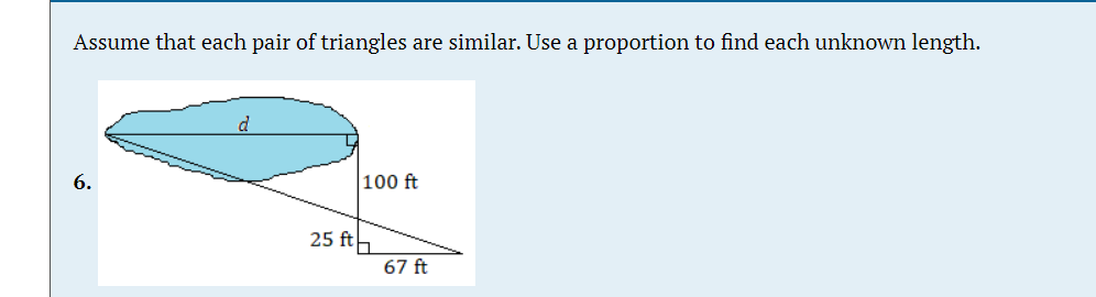 Assume that each pair of triangles are similar.