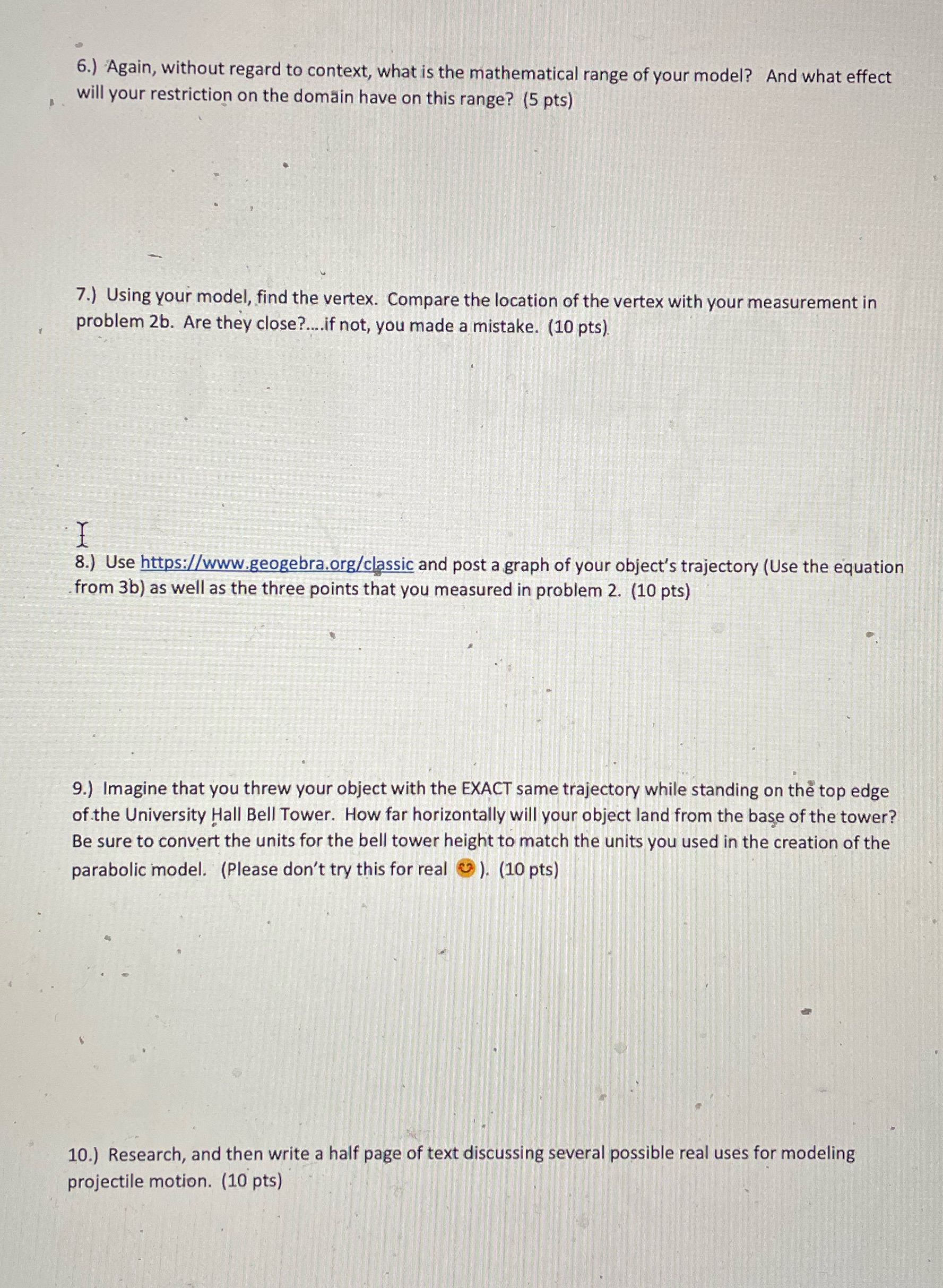 6.) Again, without regard to context, what is the