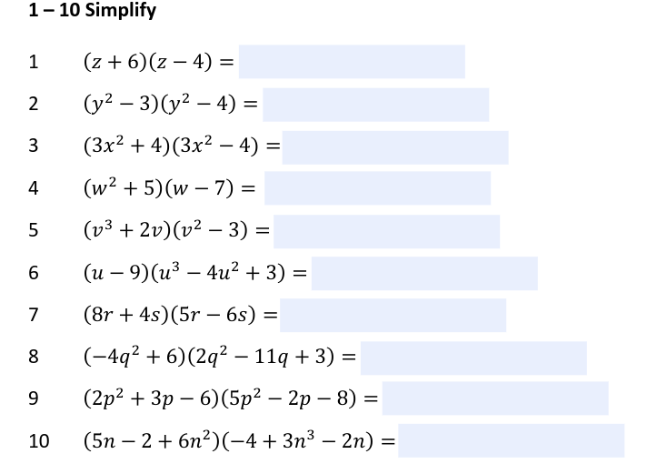 1. Suppose two linear functions f (x) = 2x -3 and