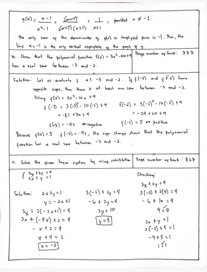 linear equation and its application system of