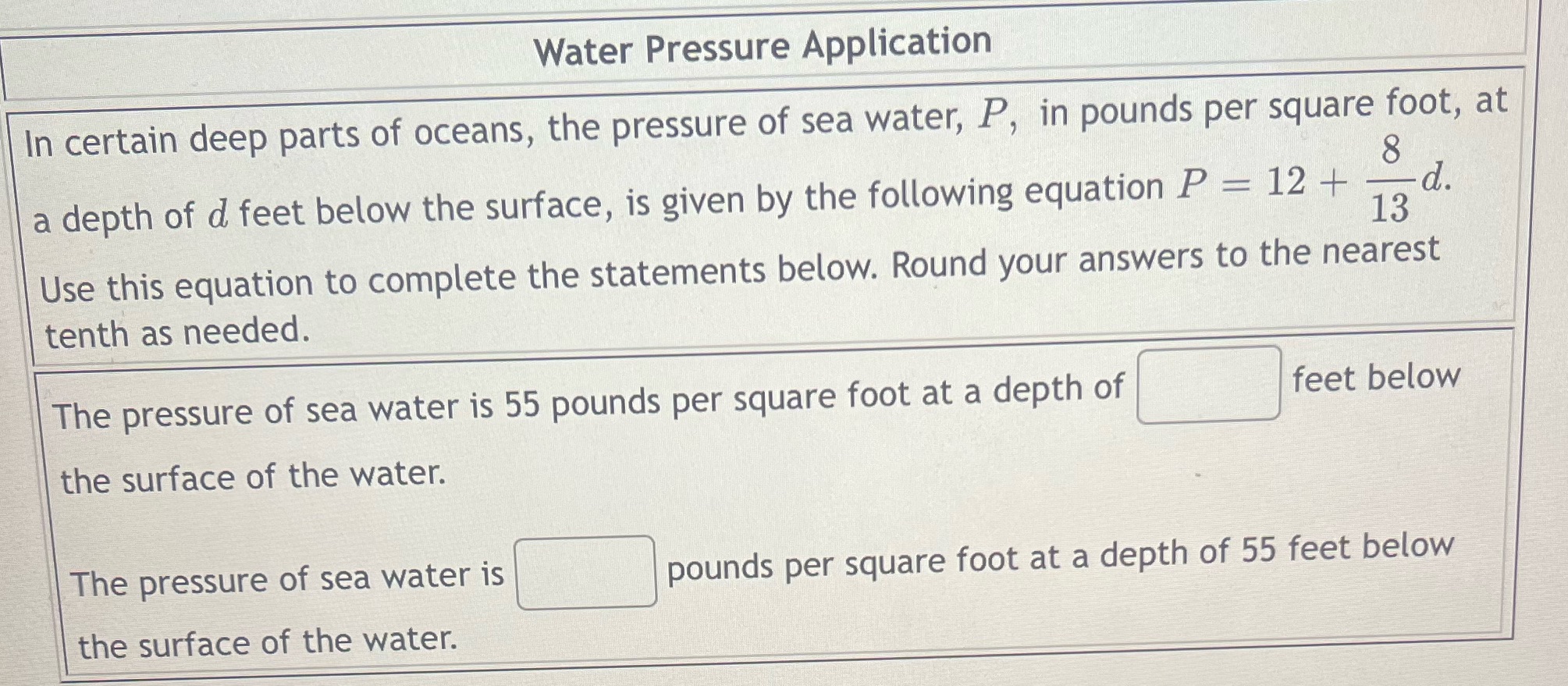 Water Pressure Application 7 _ WWWJ ' in certain