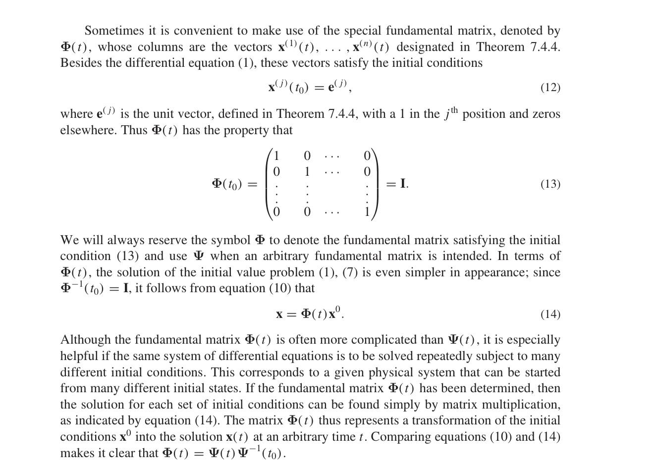 y' = ky , to = 0, k has n linearly