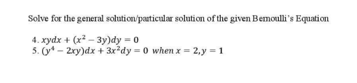 ANSWER NO. 5 ONLY. COMPLETE SOLUTIONS! Solve for