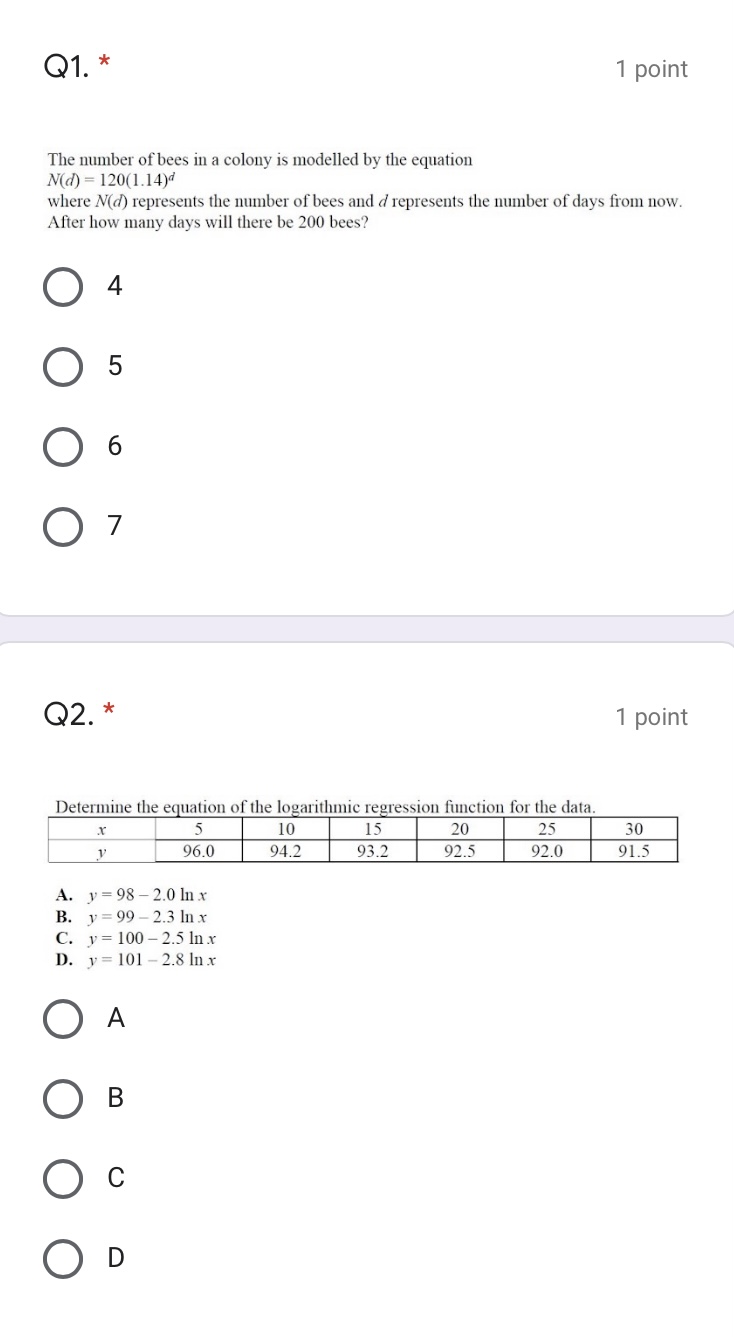 can I get help on these questions! Thank you