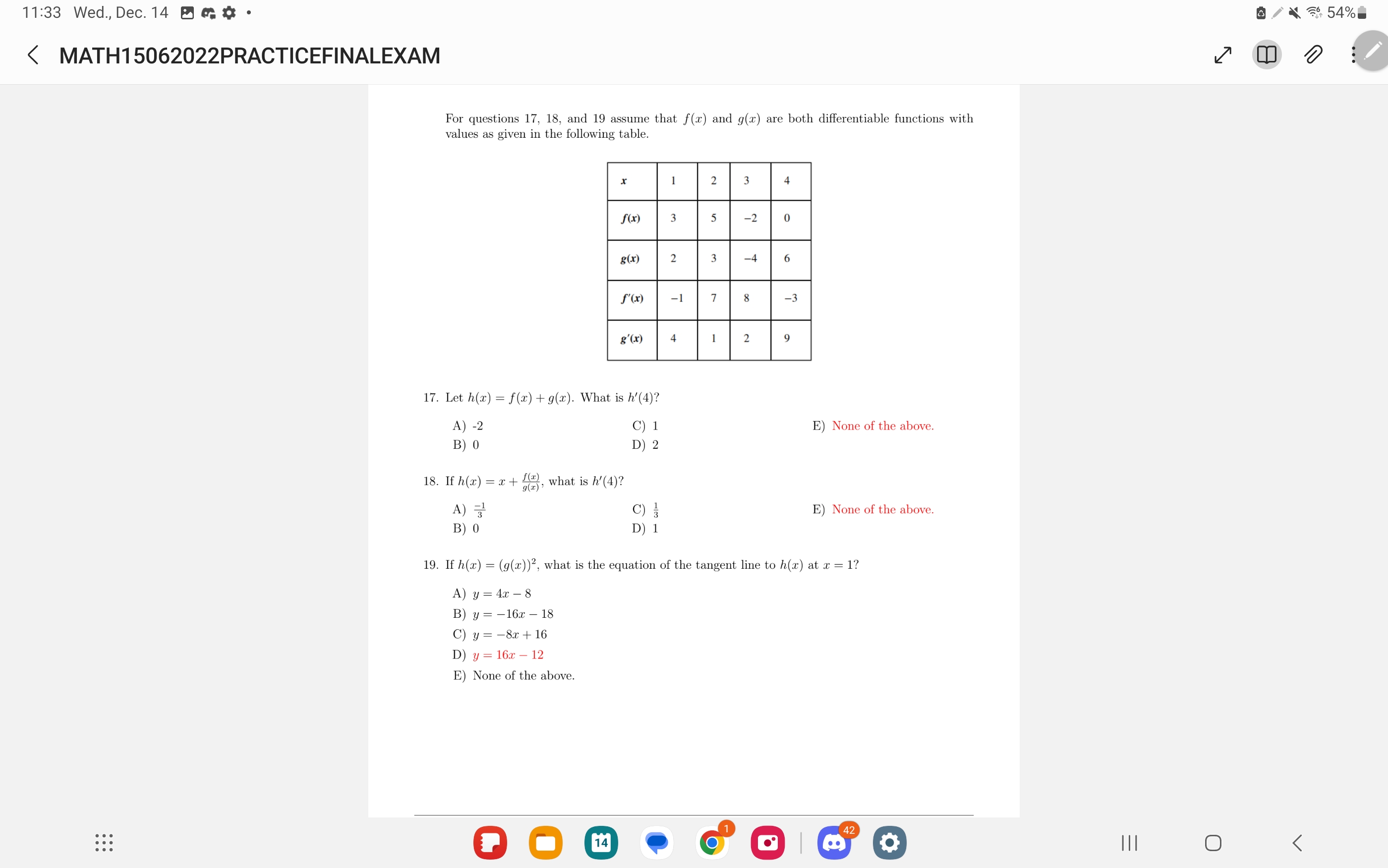 11:33 Wed., Dec. 14 B G a . <