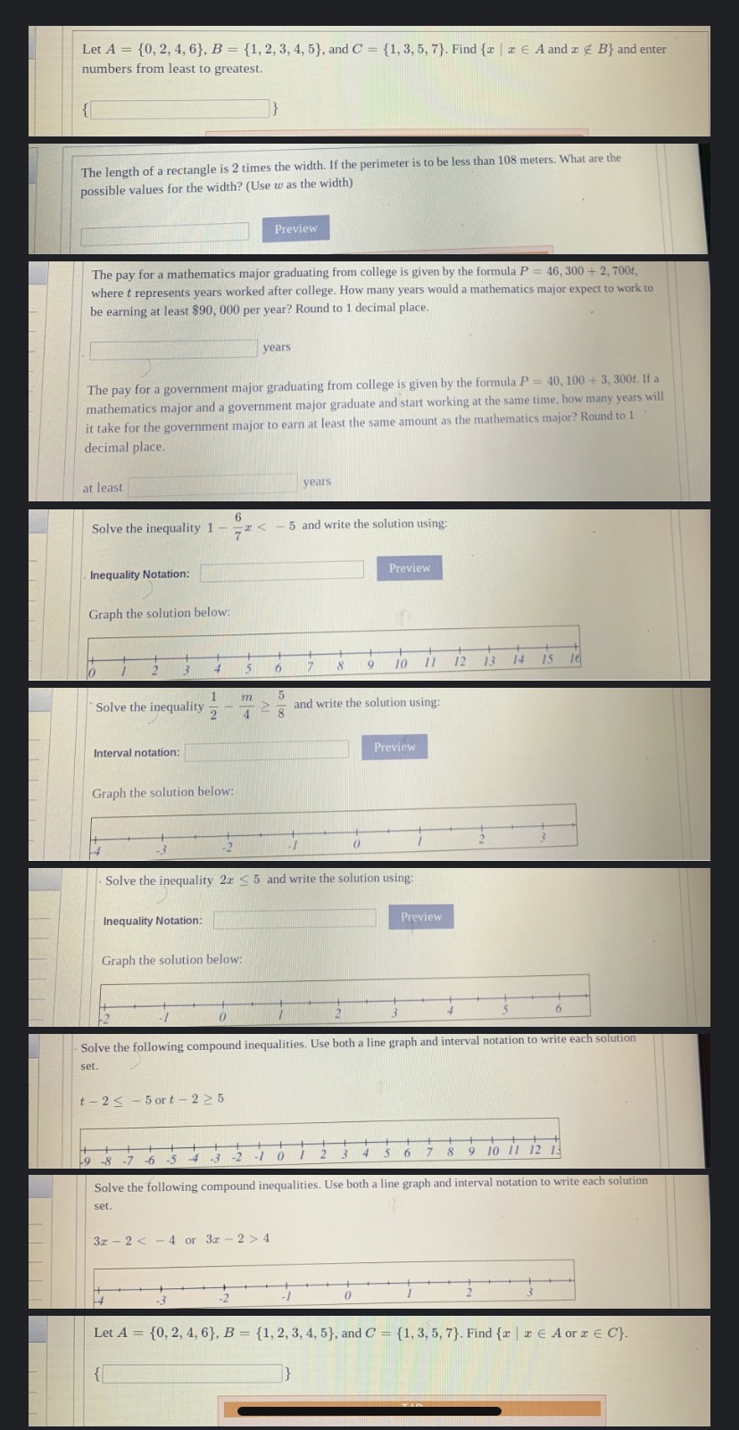 Can i get some help on these Let A = {0, 2, 4,