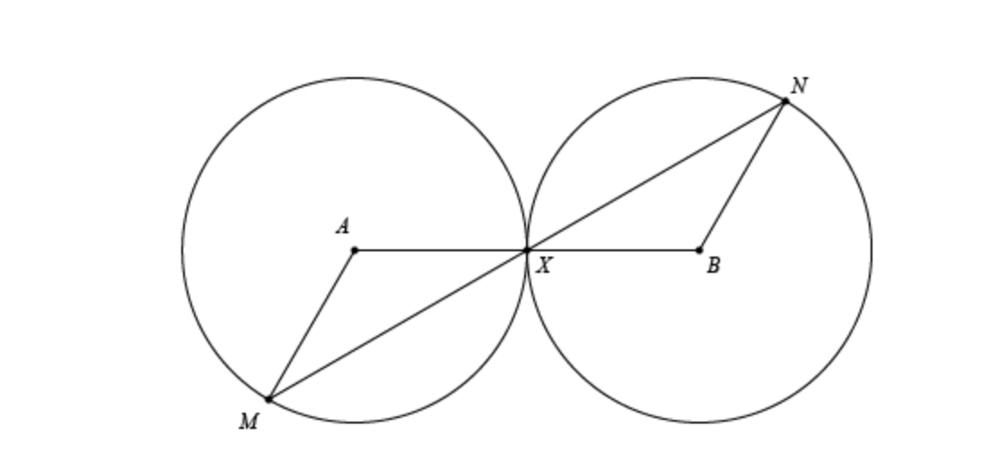 In the picture below,?A and circle?Bare the same