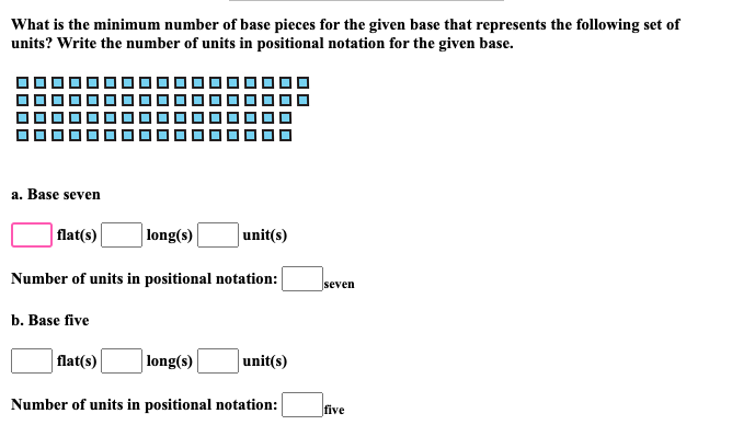 What is the minimum number of base pieces for the