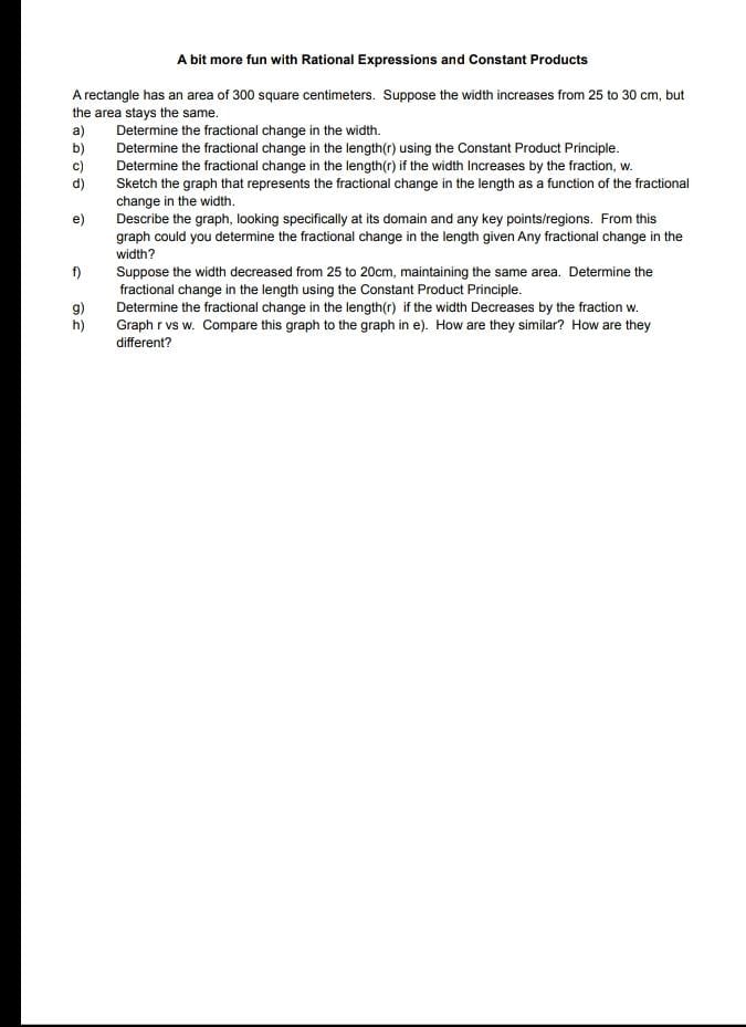 A bit more fun with Rational Expressions and