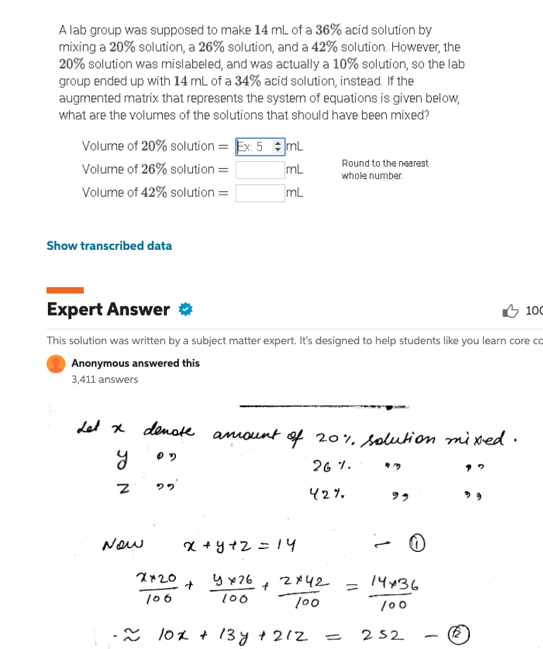 Please solve this problem. It requires the use of