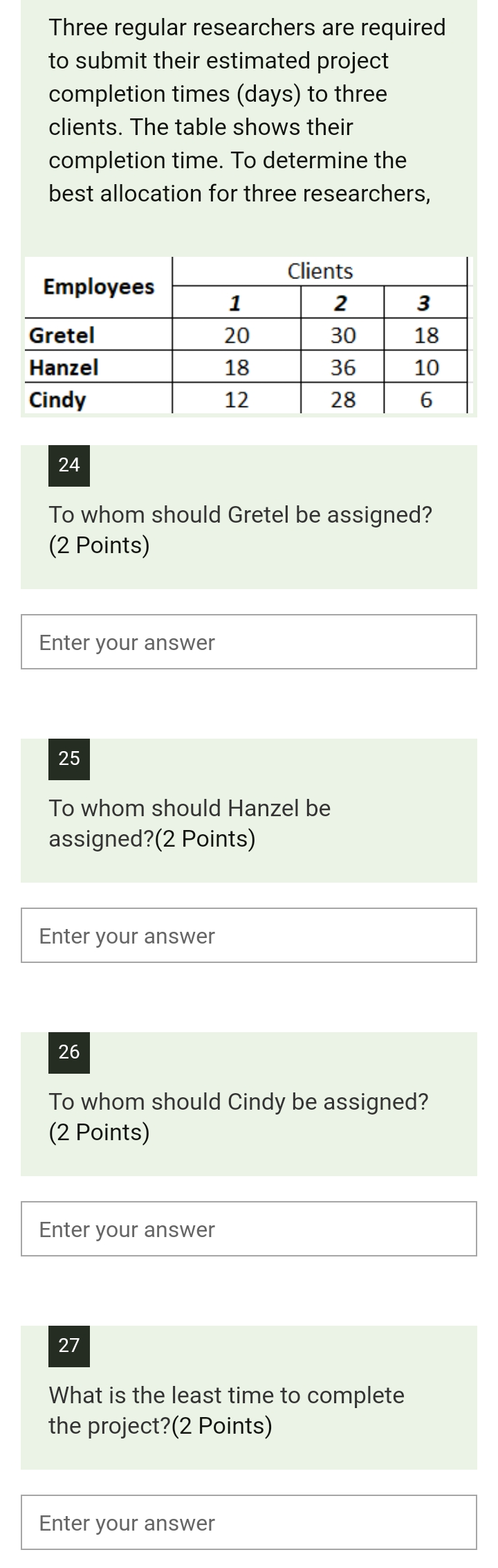 Three regular researchers are required to submit