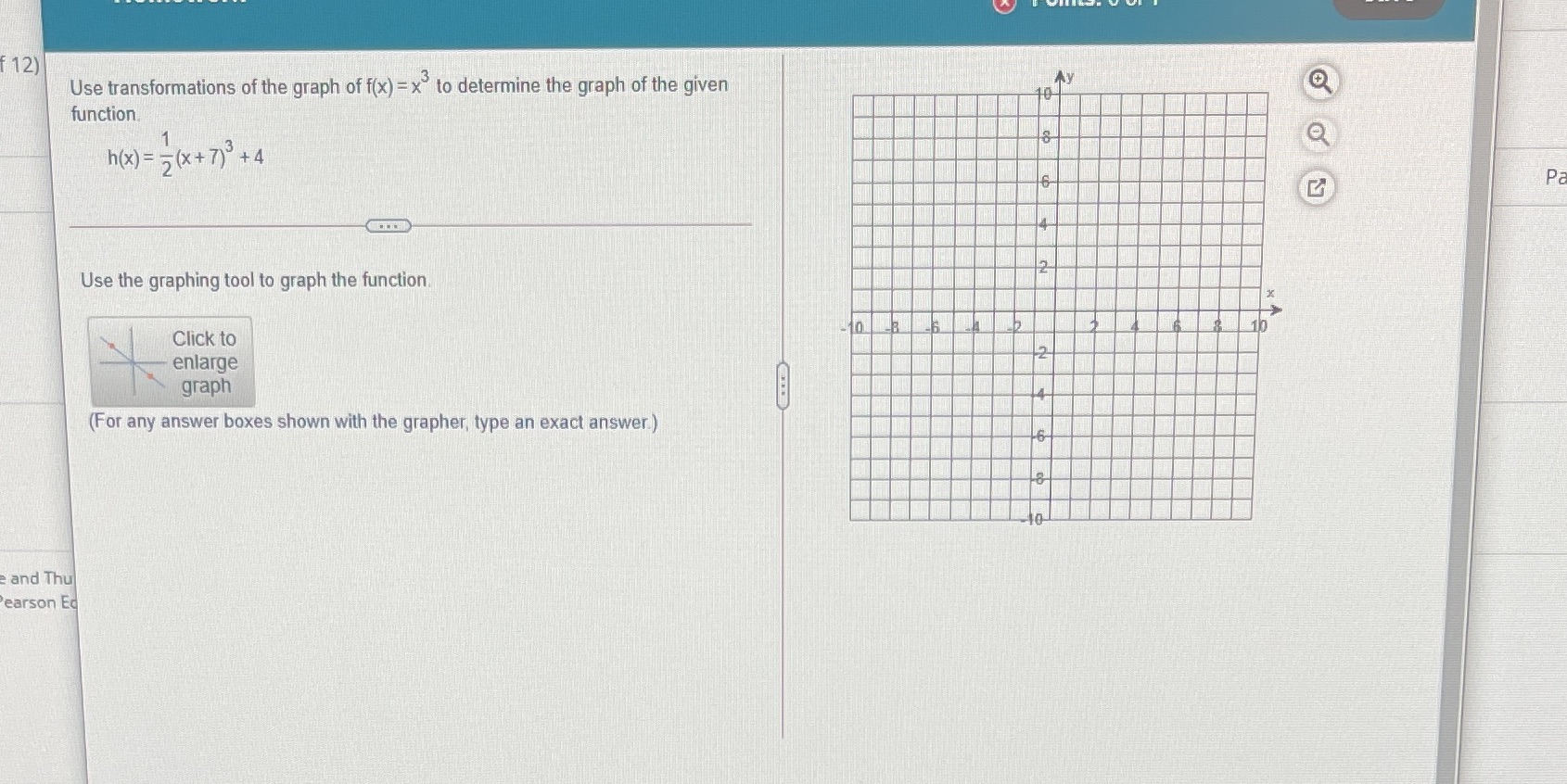 Section 2.5 Q12 12) Use transformations of the