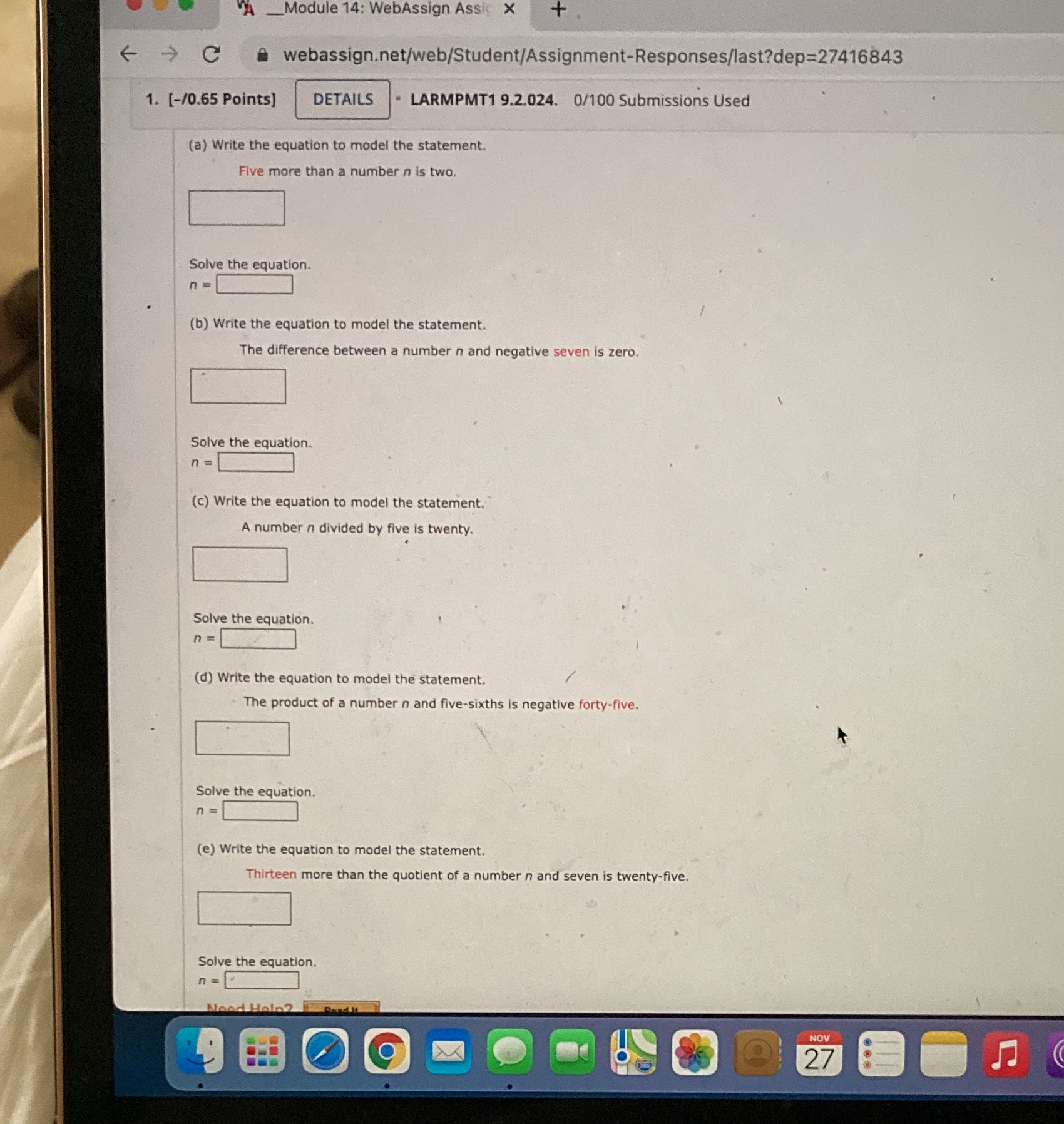 _Module 14: WebAssign Assic C a