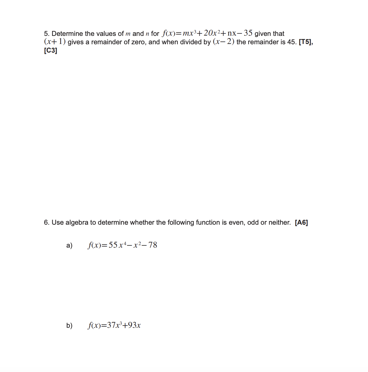 Hello I need help with all this question. Please