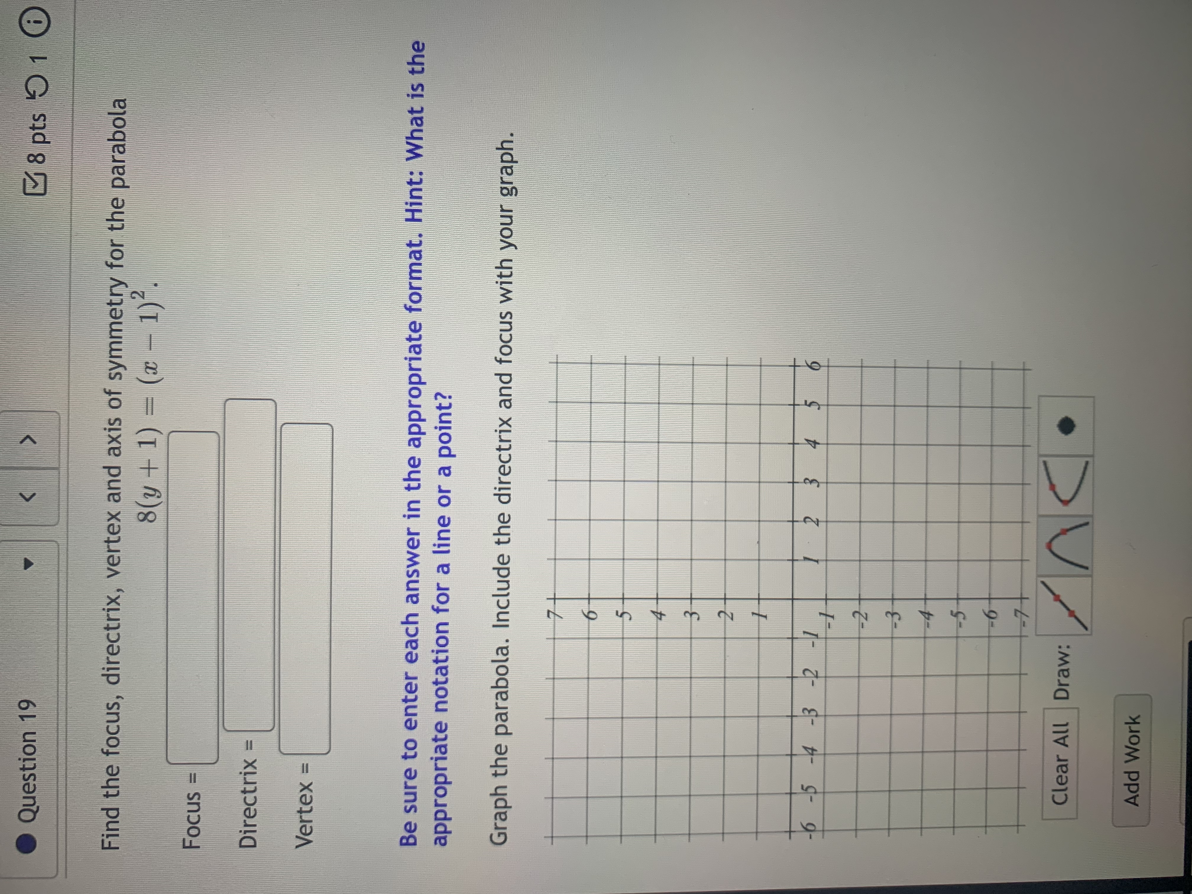 Question 24 5 pts 1 1 0 Det The given matrix is