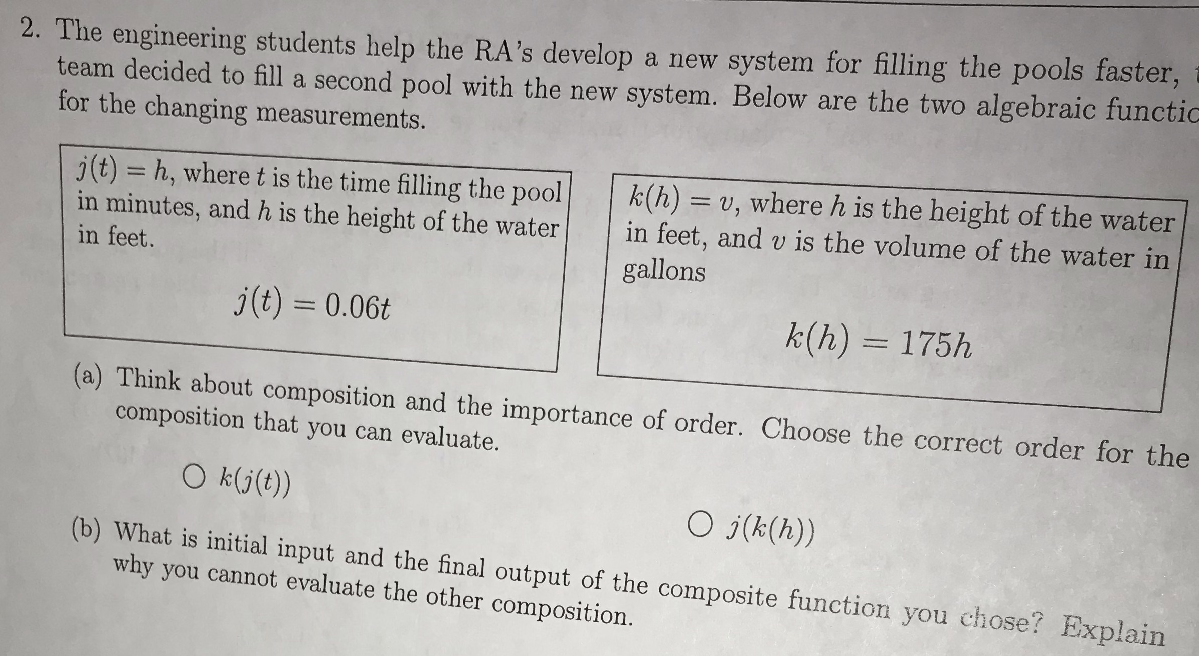 2. The engineering students help the RA's