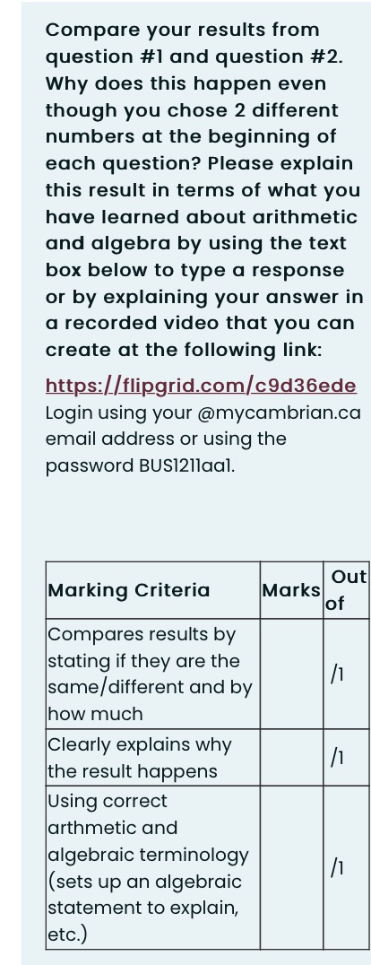 Question 1. Pick any number. You can pick any