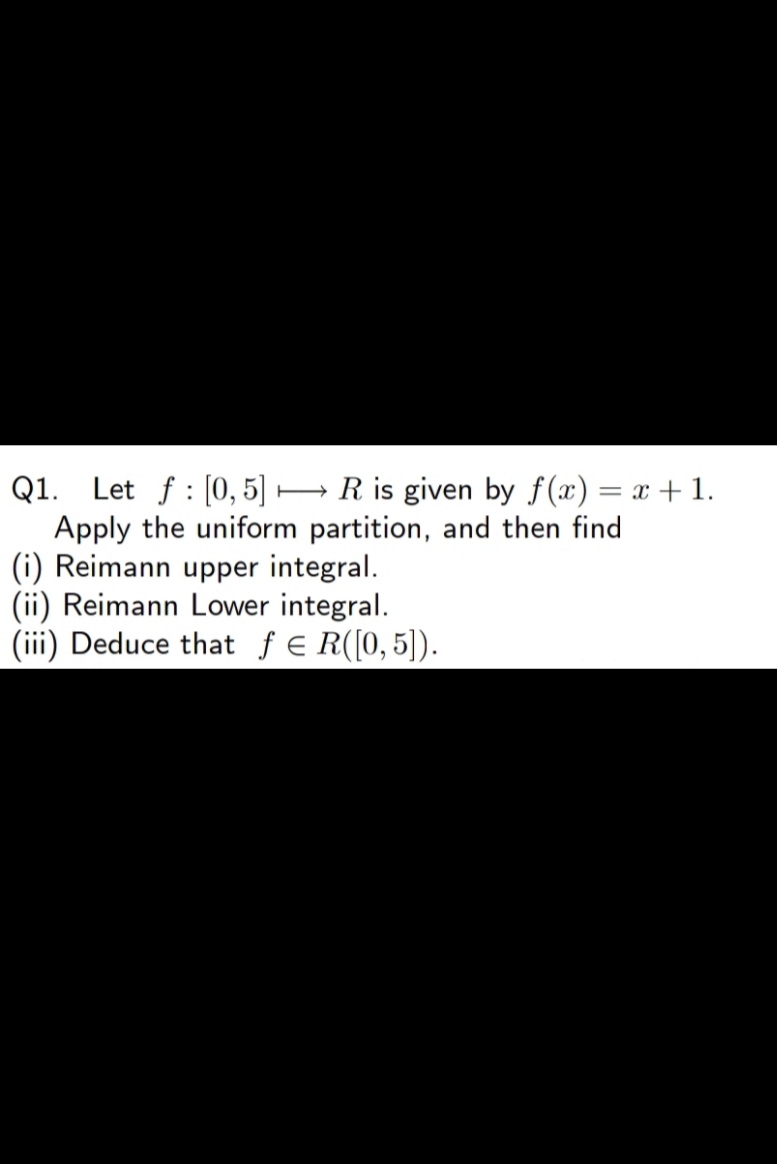 i want to be sure of my answers Q1. Let f : [0,