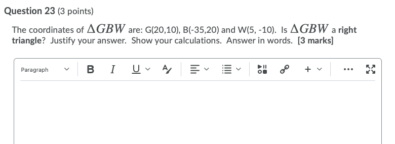 LINEAR FUNCTIONS Question 22 (1 point) < Saved