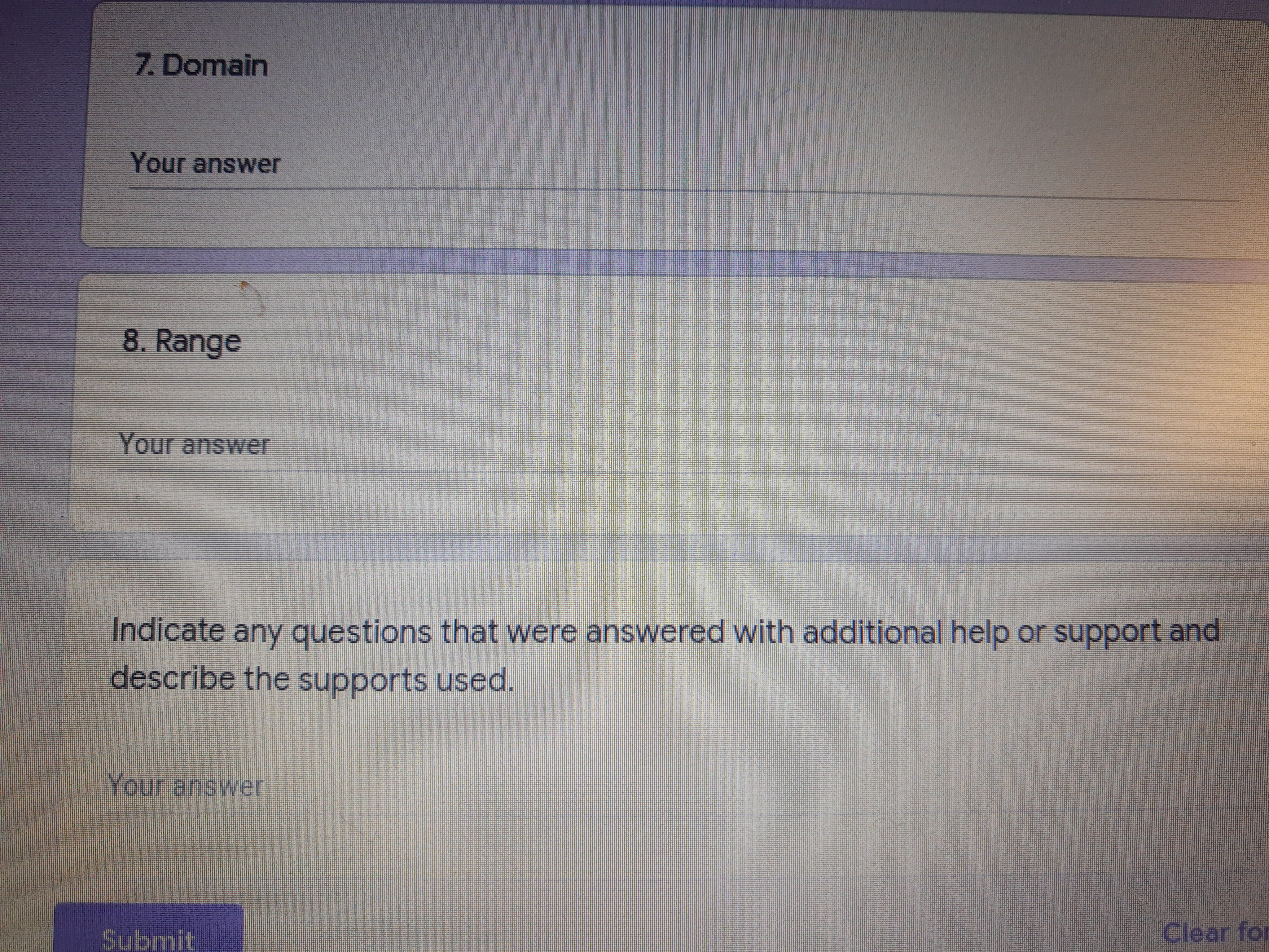 Describe each of the following properties and