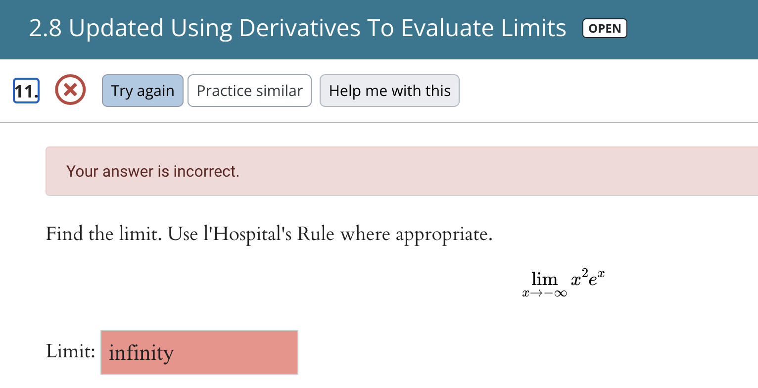 2.8 Updated Using Derivatives To Evaluate Limits