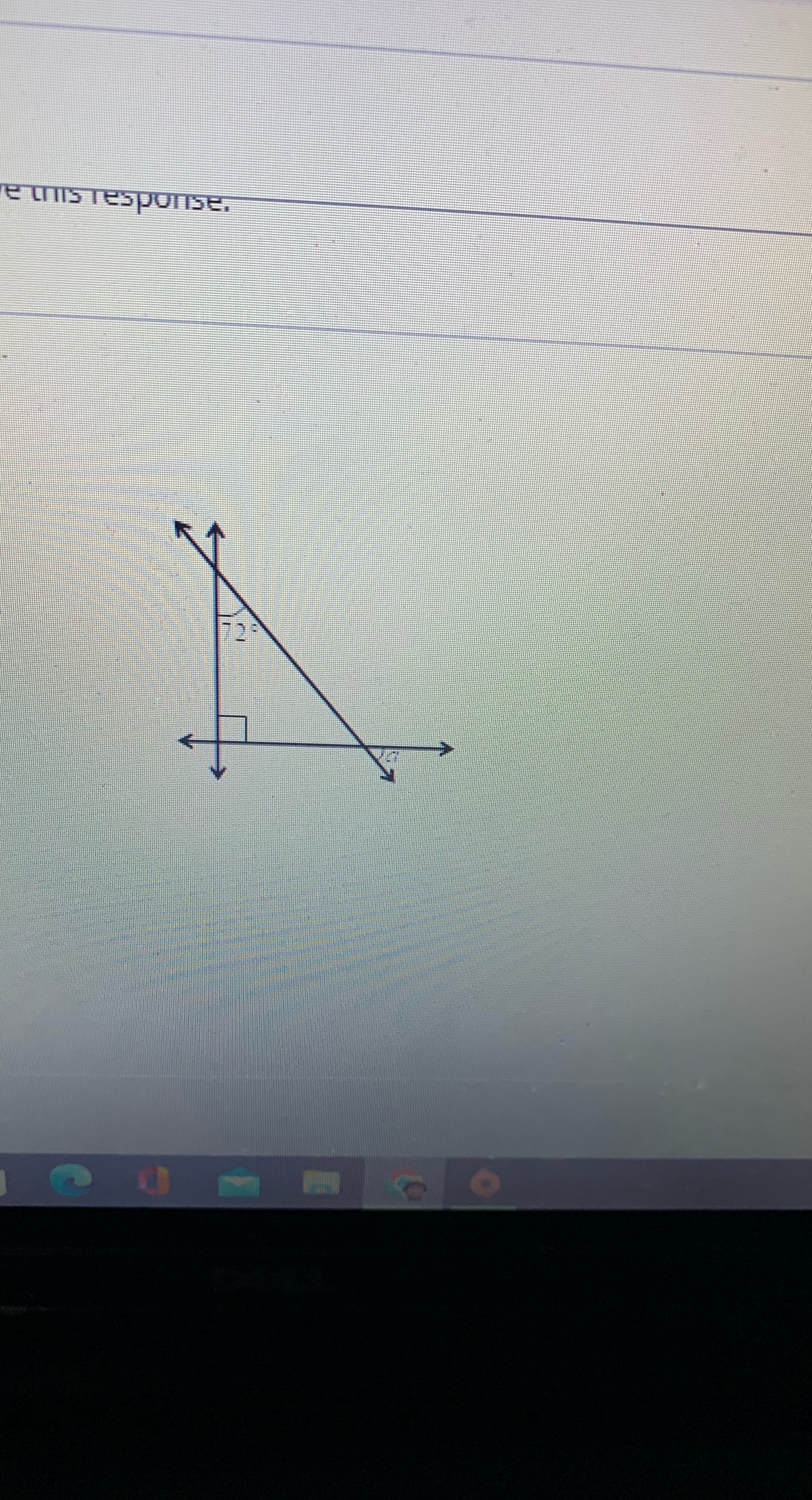 Is the answer to this 90 angle? Find the measure