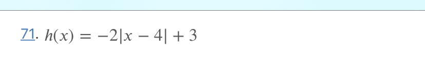 section 3.4 #'s 13 & 17 77. a(x) = -x +43.5