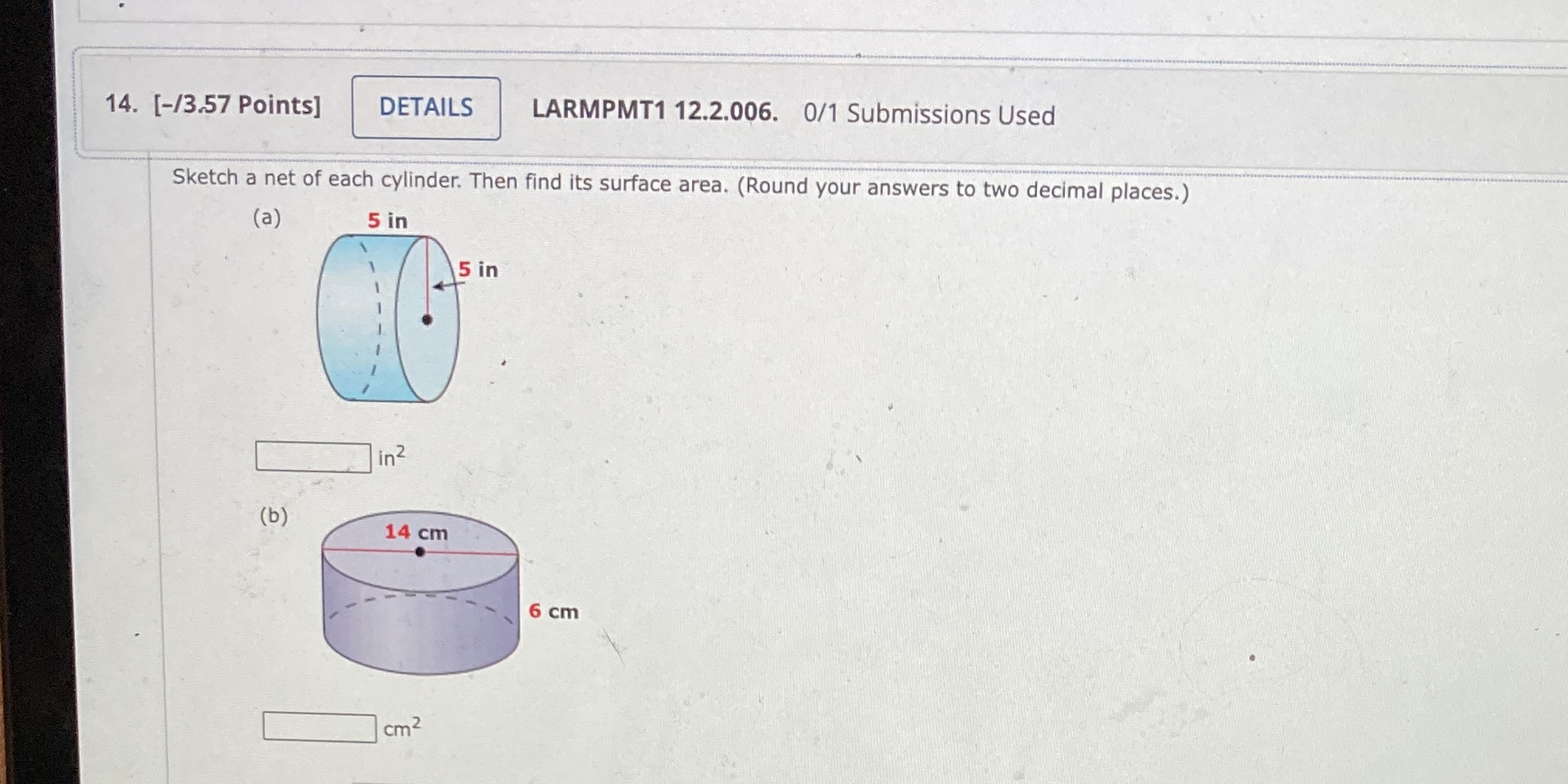 14. [-/3.57 Points] DETAILS LARMPMT1 12.2.006.