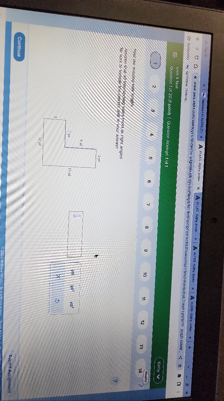 Unit 3 test question 1 of 20 points find the
