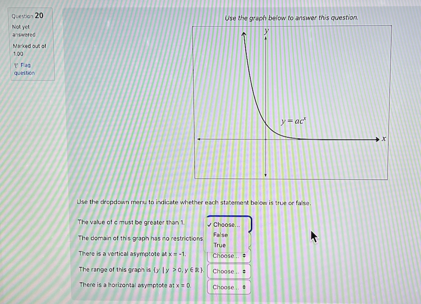 Question 18 Not yet answered Marked out of P(x)