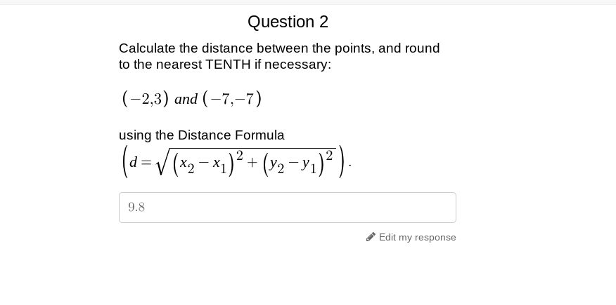 Estimate the length of the segment. To help, we